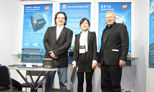 2013年3月厦门容大科技参加德国汉诺威举办的Cebit展会